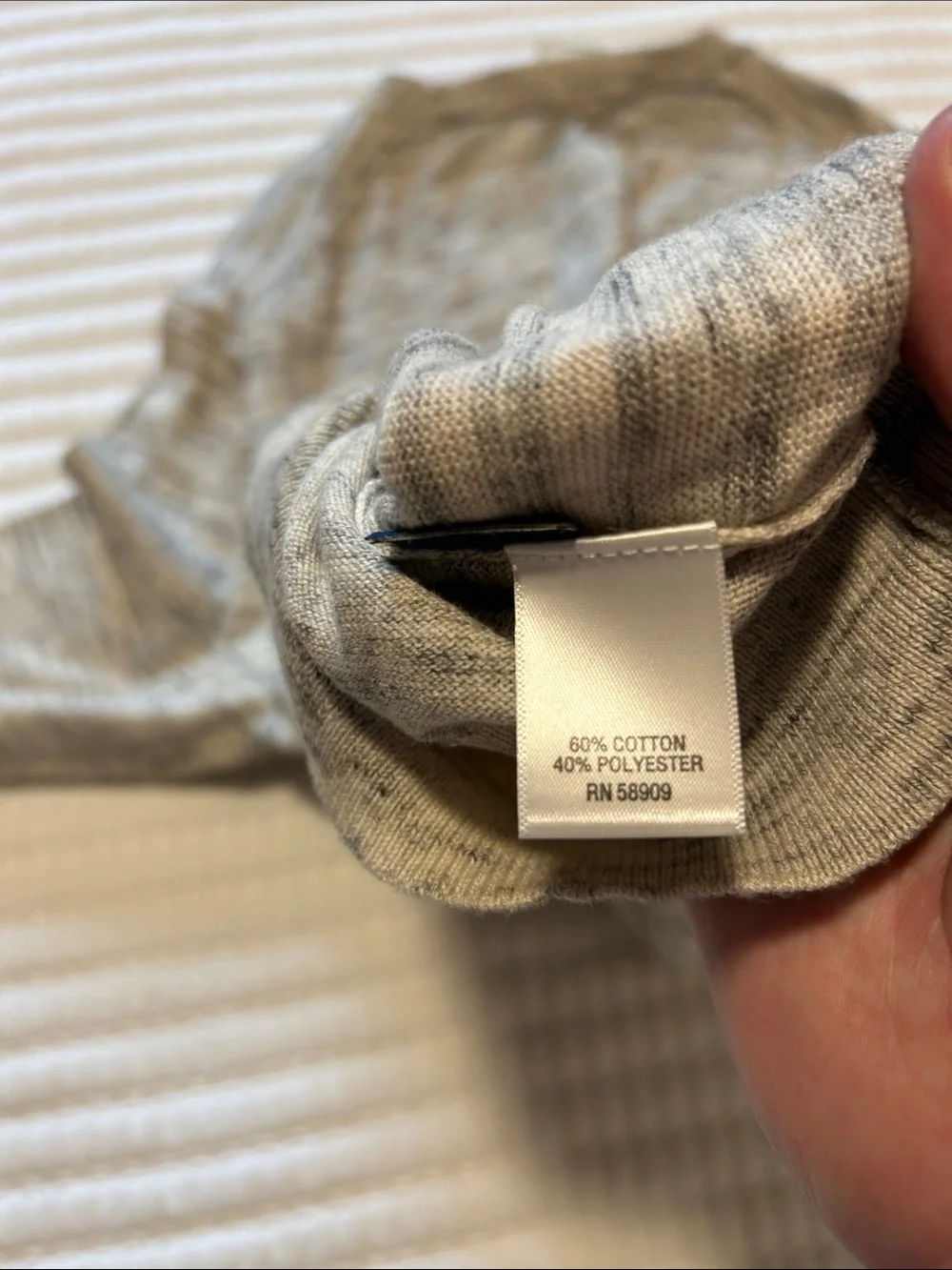 Men's Heather Gray Crewneck Sweater XL